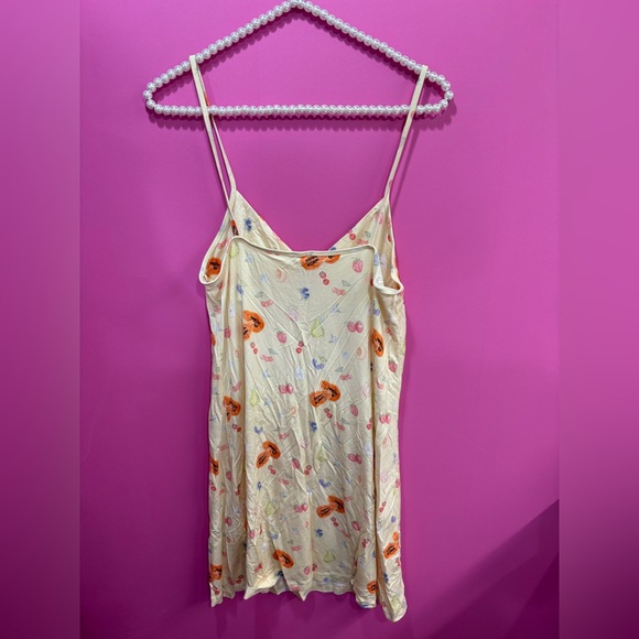 djerf avenue go slow yellow fruit night dress nightgown - Picture 4 of 5